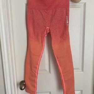 Gymshark ombre legging peach